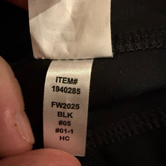 Fabletics Black Pocket Leggings XL High Rise Athletic Gym Yoga Pants NWOT - Picture 12 of 12